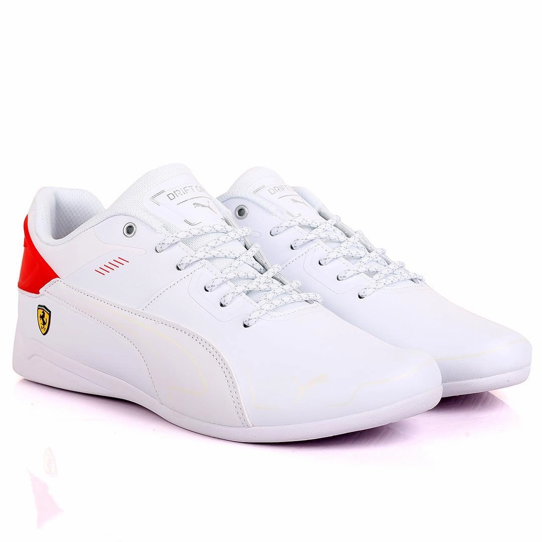 Asics Tennis Shoes Comparison PM Ferrari Drift Cat Delta Sneakers-White