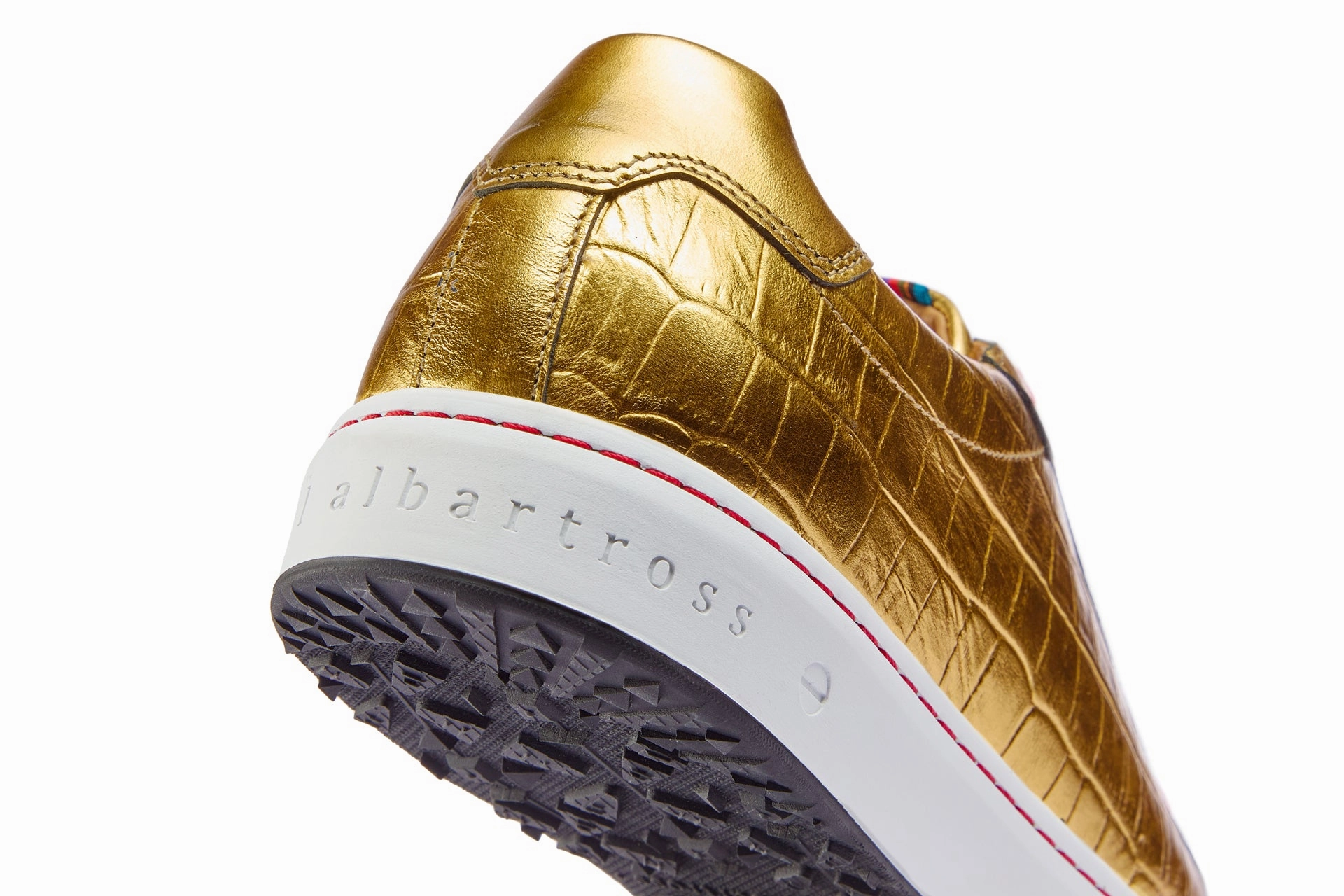 Buckingham | Gold Croc neutral - colored half - size available