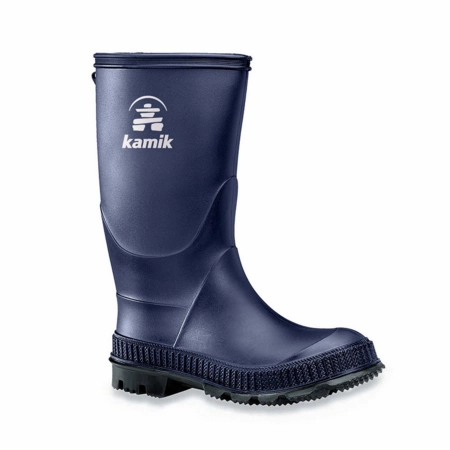 Kamik Navy/Black Stomp Toddler Rain Boot Shoelaces For Hiking Boots
