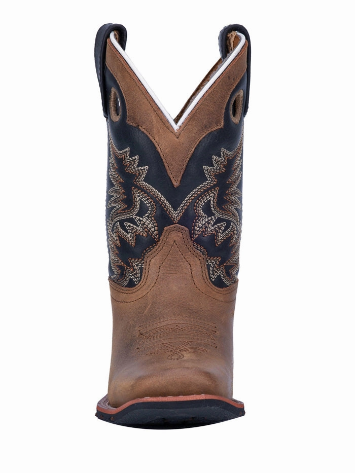 Cowboy Boots Snakeskin Dan Post DPC2940 DPC3940 Kids Rascal Square Toe Boot Brown - B -