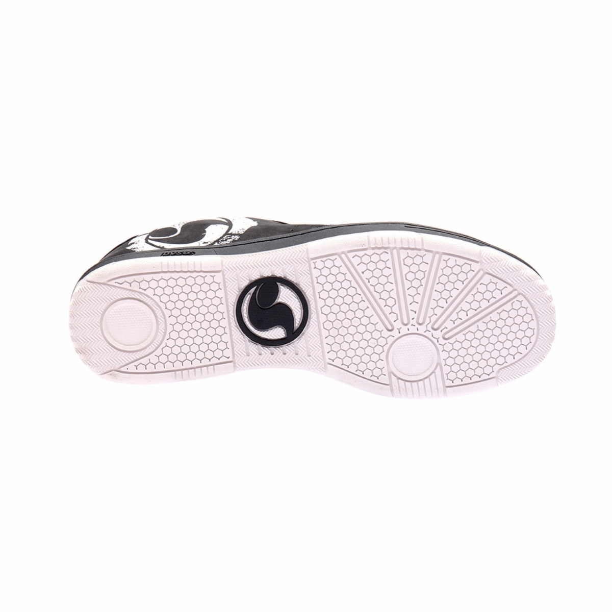 DVS F0000337001 REVIVAL 3.0 MN'S (Medium) Black/White/Black Leather & Nubuck Skate Shoes Urban Run