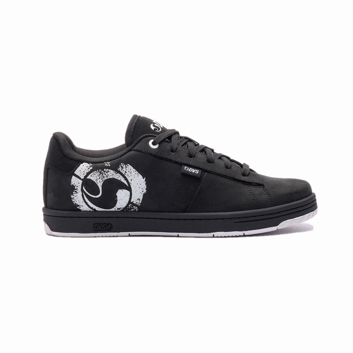 DVS F0000337001 REVIVAL 3.0 MN'S (Medium) Black/White/Black Leather & Nubuck Skate Shoes Bold Landing