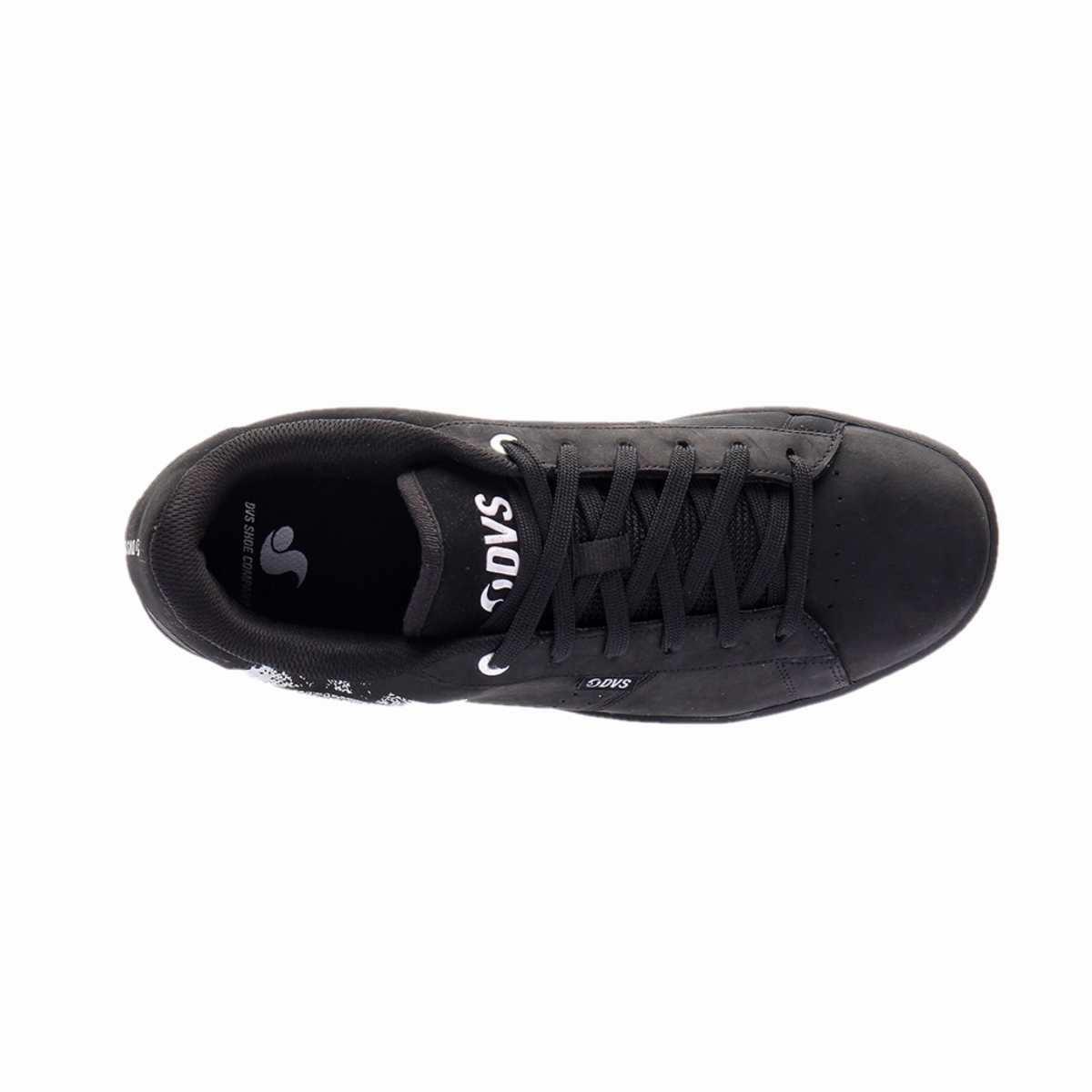 Everyday Style DVS F0000337001 REVIVAL 3.0 MN'S (Medium) Black/White/Black Leather & Nubuck Skate Shoes