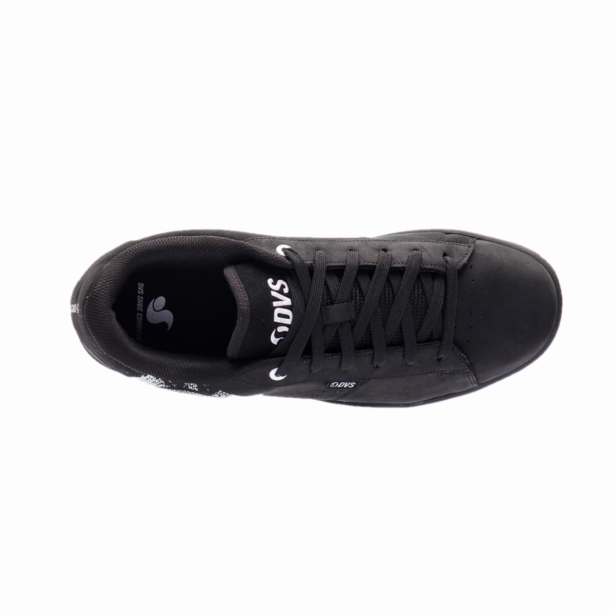 Everyday Style DVS F0000337001 REVIVAL 3.0 MN'S (Medium) Black/White/Black Leather & Nubuck Skate Shoes