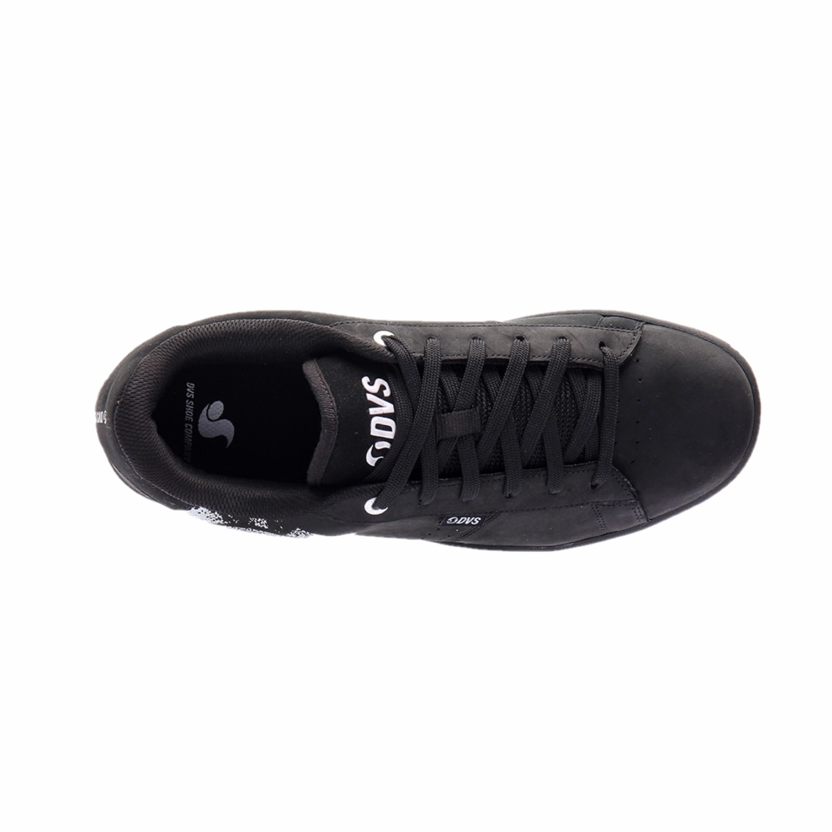 Ice Jog DVS F0000337001 REVIVAL 3.0 MN'S (Medium) Black/White/Black Leather & Nubuck Skate Shoes