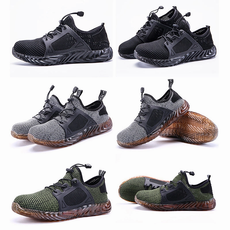 Best Running Shoe Asics Steel Toe Shoes Men Women, Work Safety Breathable Slip Resistant Sneakers Industrial Construction