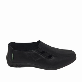 Road Trip Stegmann Hendo Black Leather Slip on
