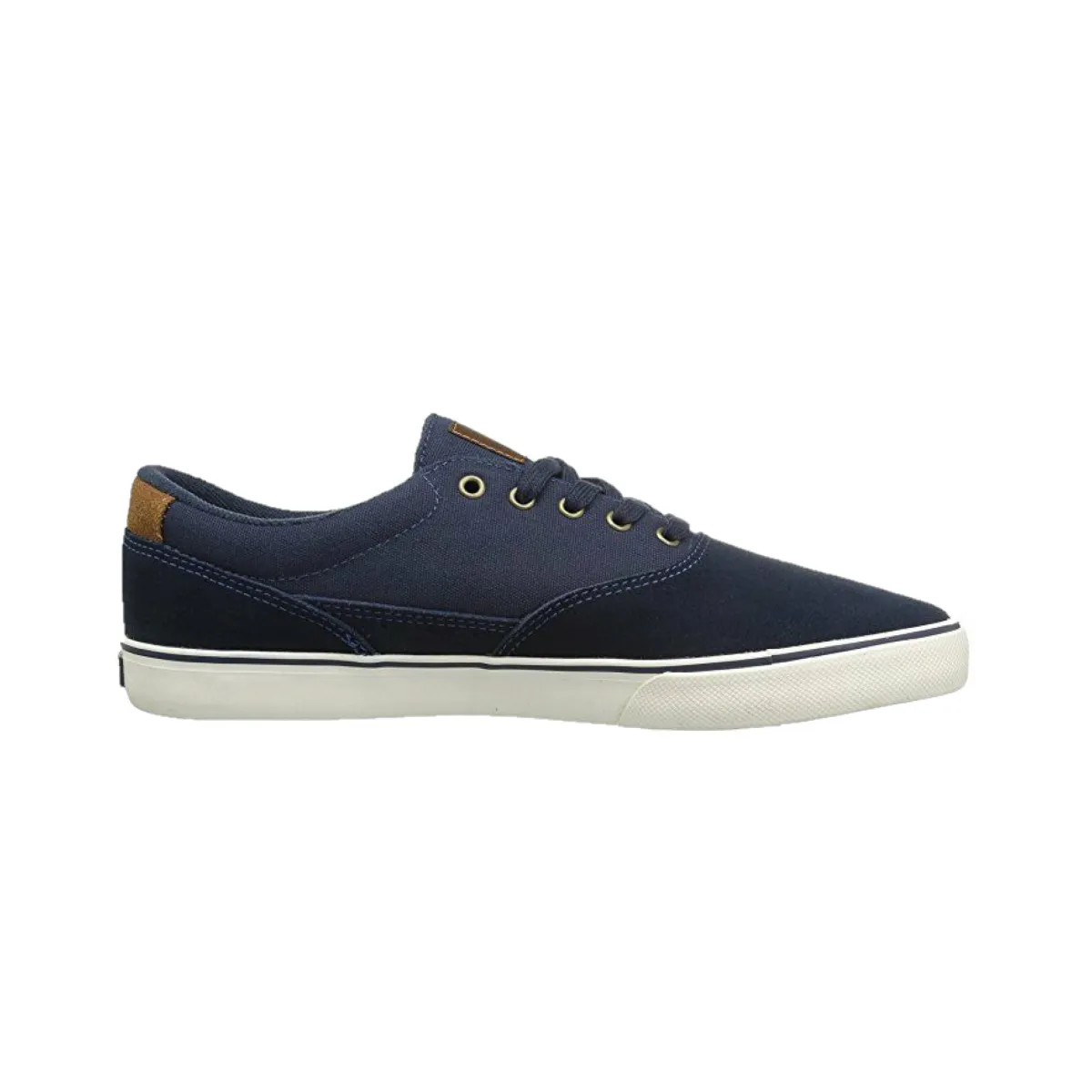 EMERICA 6102000110 480 PROVOST SLIM VULC MN'S (Medium) Navy/Brown/White Suede Skate Shoes Child Hike Walk-Ready Shoes