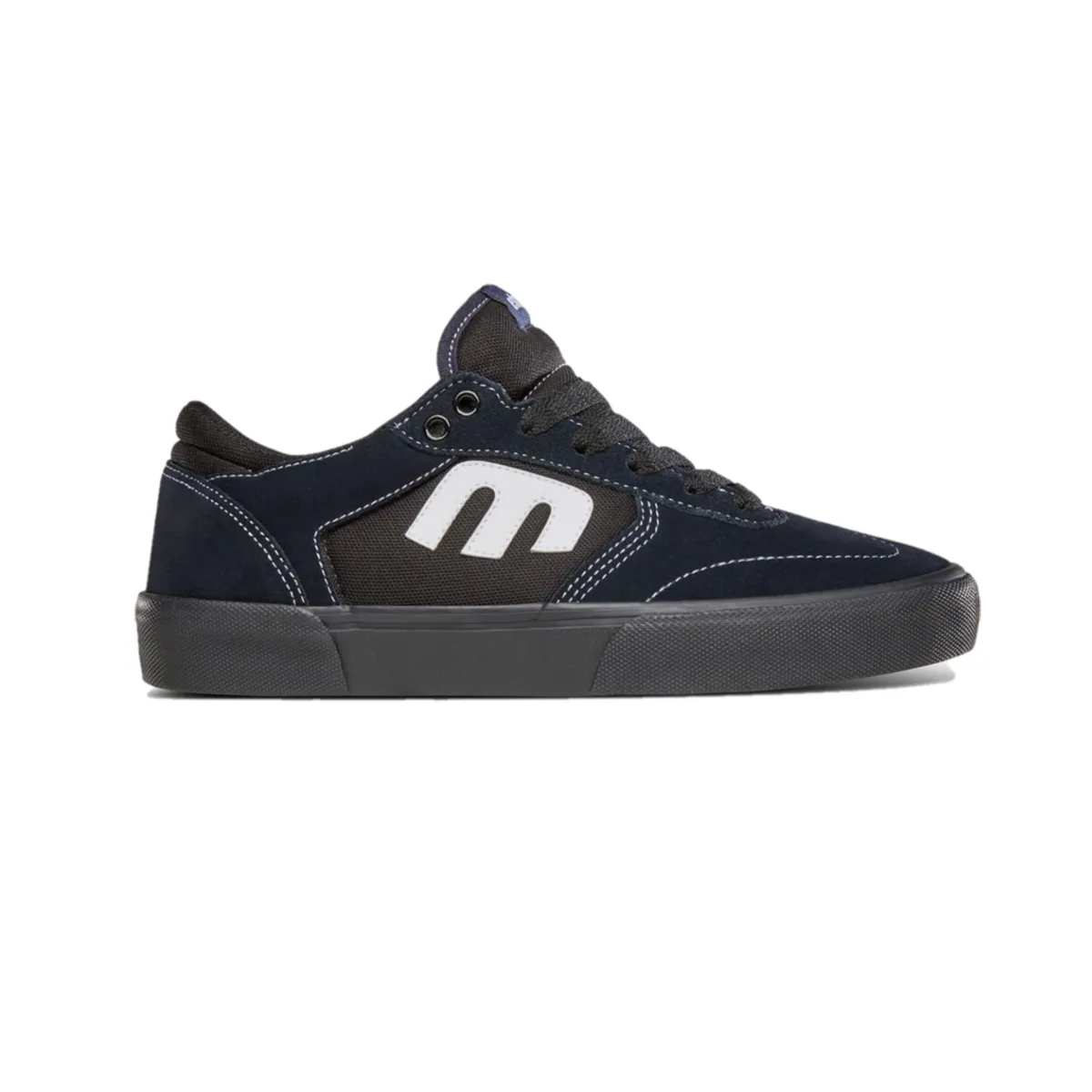 ETNIES 4101000543 448  WINDROW VULC MN'S (Medium) Blue/Black/White Suede & Canvas Skate Shoes All Purpose Wear Cushioned Sole