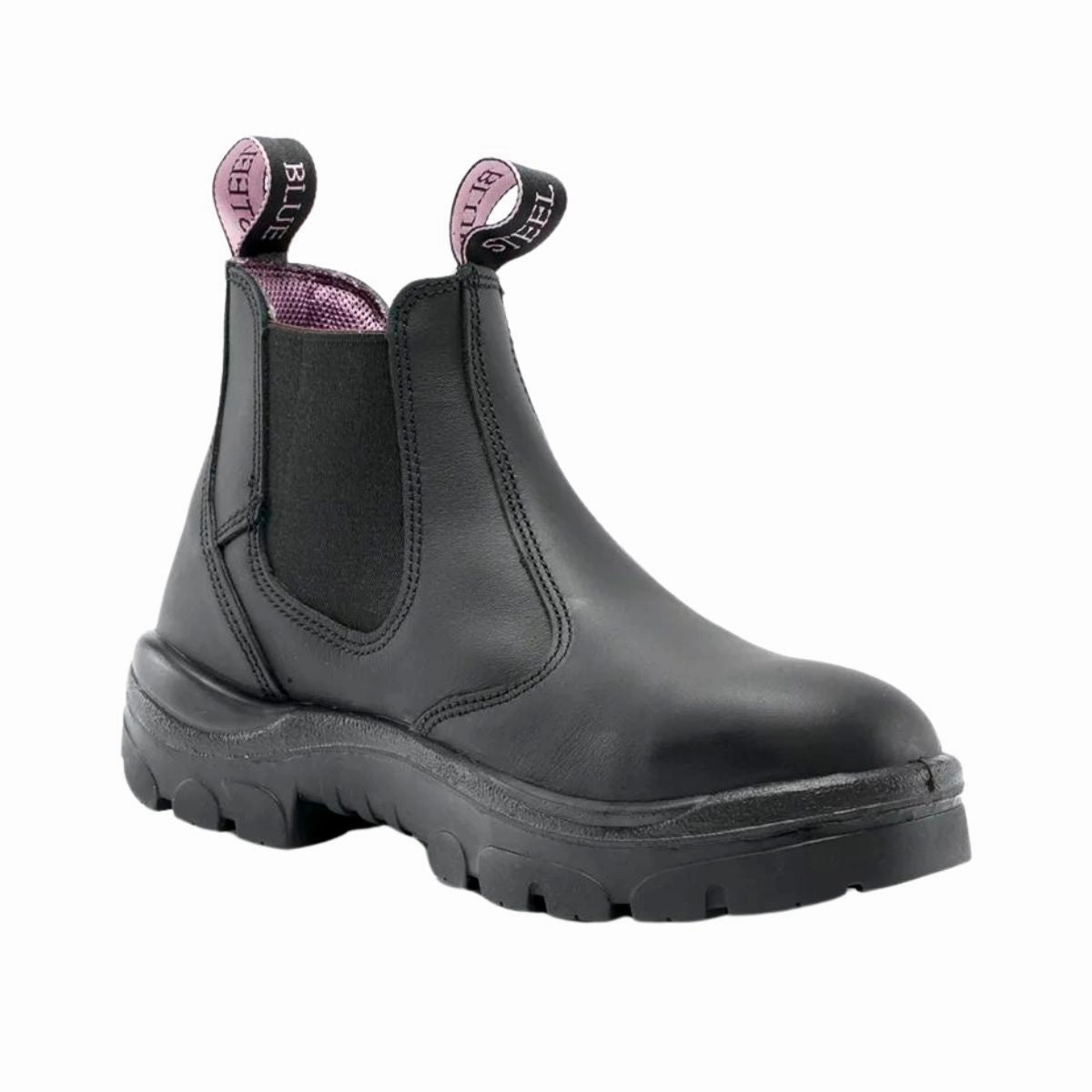 Steel Blue Women's Hobart Steel Toe Cap Safety Boot 512701 Pull On Work Boots Steel Toe