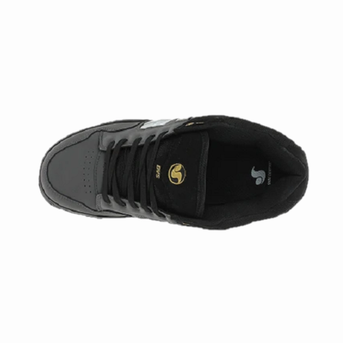 DVS F0000056984 ENDURO HEIR MN'S (Medium) Black/White/Charcoal Leather & Nubuck Skate Shoes Travel Wear