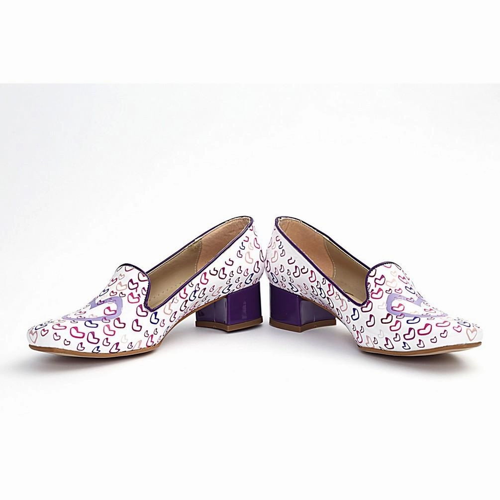 Hearts Career Heel Shoes BYZ209 Hot Mood