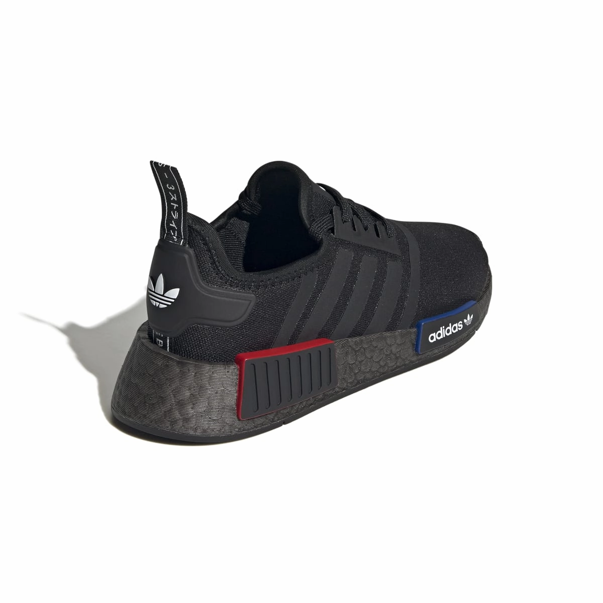 ADIDAS GY4278 NMD_R1 JR'S (Medium) Black/Black/Grey Mesh Running Shoes easy move Bone Aid