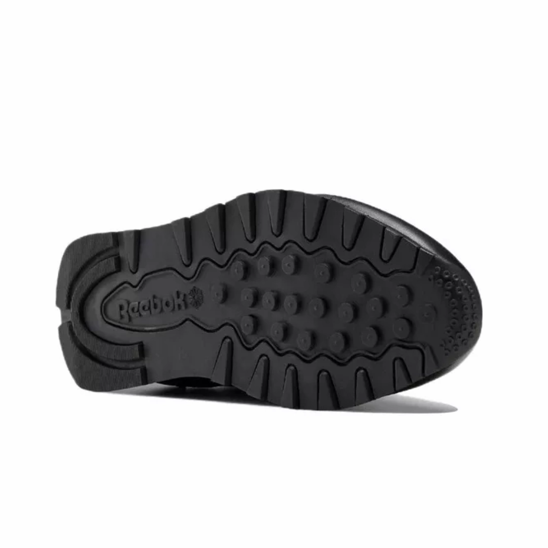 REEBOK 100008494 (GY0955) CLASSIC LEATHER Mn's (Medium) Black Leather Lifestyle Uni Life