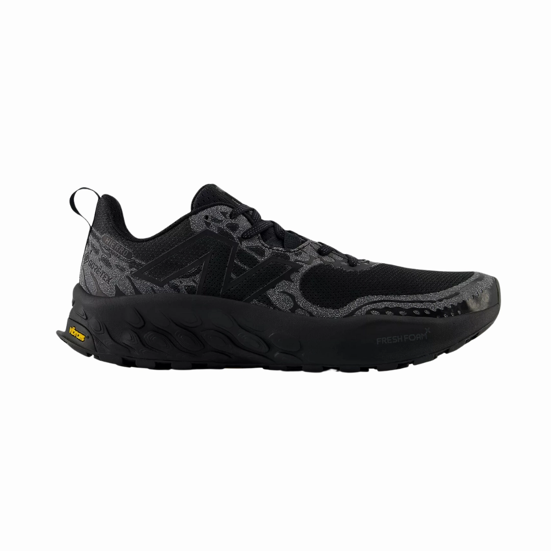 Match Go NEW BALANCE MTHIGA8 FRESH FOAM X HIERRO v8 MN'S (Medium) Black Synthetic & Mesh Running Shoes