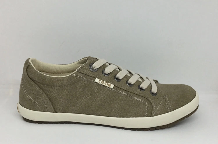 Taos Star Canvas Wash ~ Khaki ~ Grey ~ Stone ~ White ~ Dark Grey Heavy Stride Stretch Step