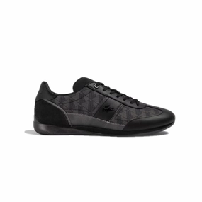 Shopping Look Tropical Feel LACOSTE 7-45CMA0013231 ANGULAR JQ MN'S (Medium) Black/Grey Textile, Leather & Synthetic Lifestyle Shoes