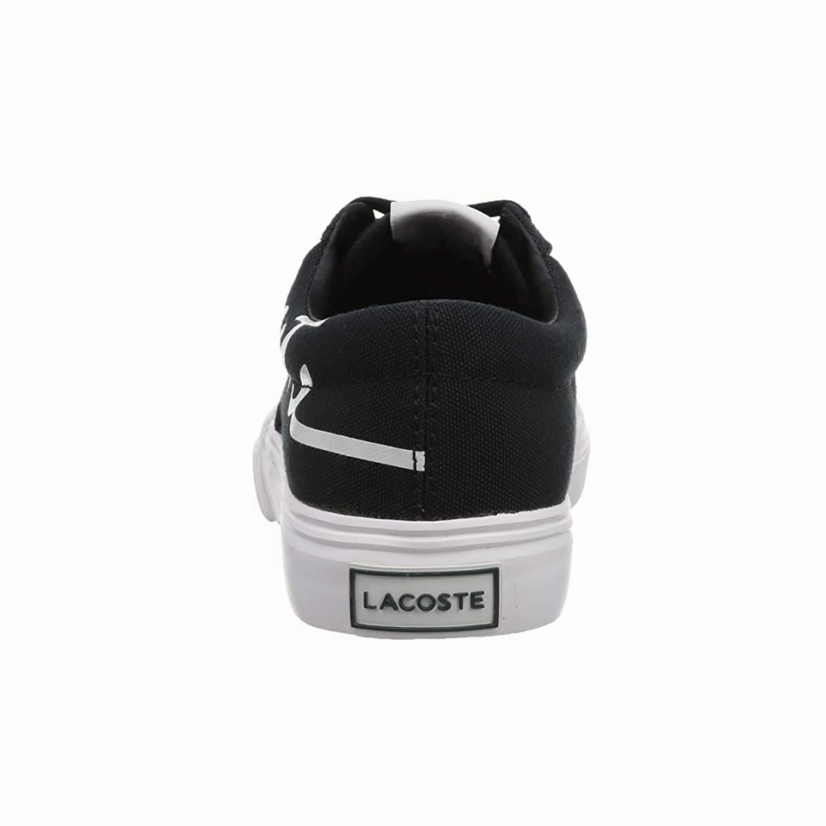 Peach Soft LACOSTE 7-42CMA0040454 Jump Serve Lace Canvas Logo MN'S (Medium) Black/Off White Textile Lifestyle Shoes