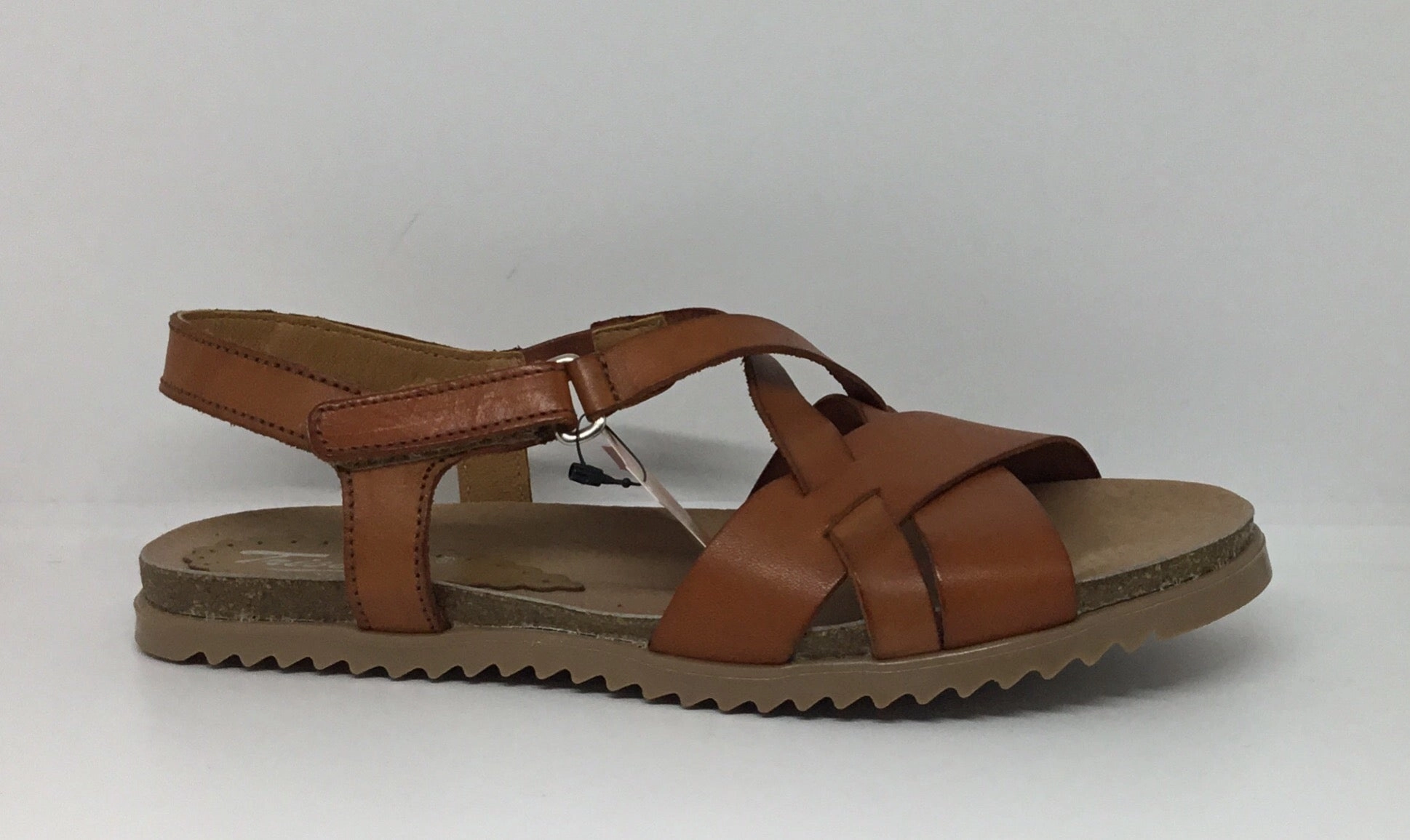 Trisoles Fargo 674 Tan Leather Comfortable Vacation Footwear Foot Friendly
