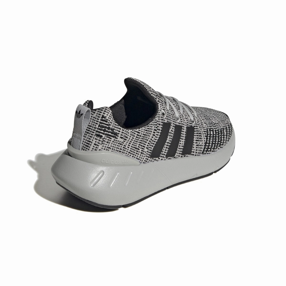 Active Day ADIDAS GZ1555 SWIFT RUN 22 JR'S (Medium) Grey/Black/Grey Mesh Running Shoes