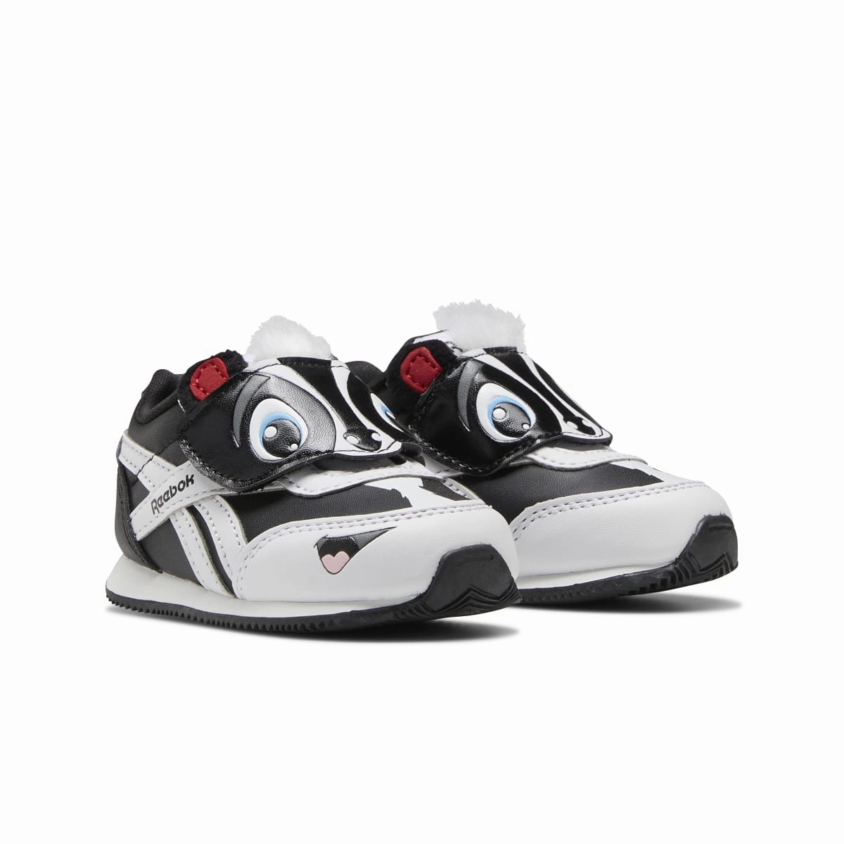 REEBOK GW3766 ROYAL CL JOGGER 2.0 KC INF`S (Medium) Black/White/Red LIfestyle Shoes Padded materials