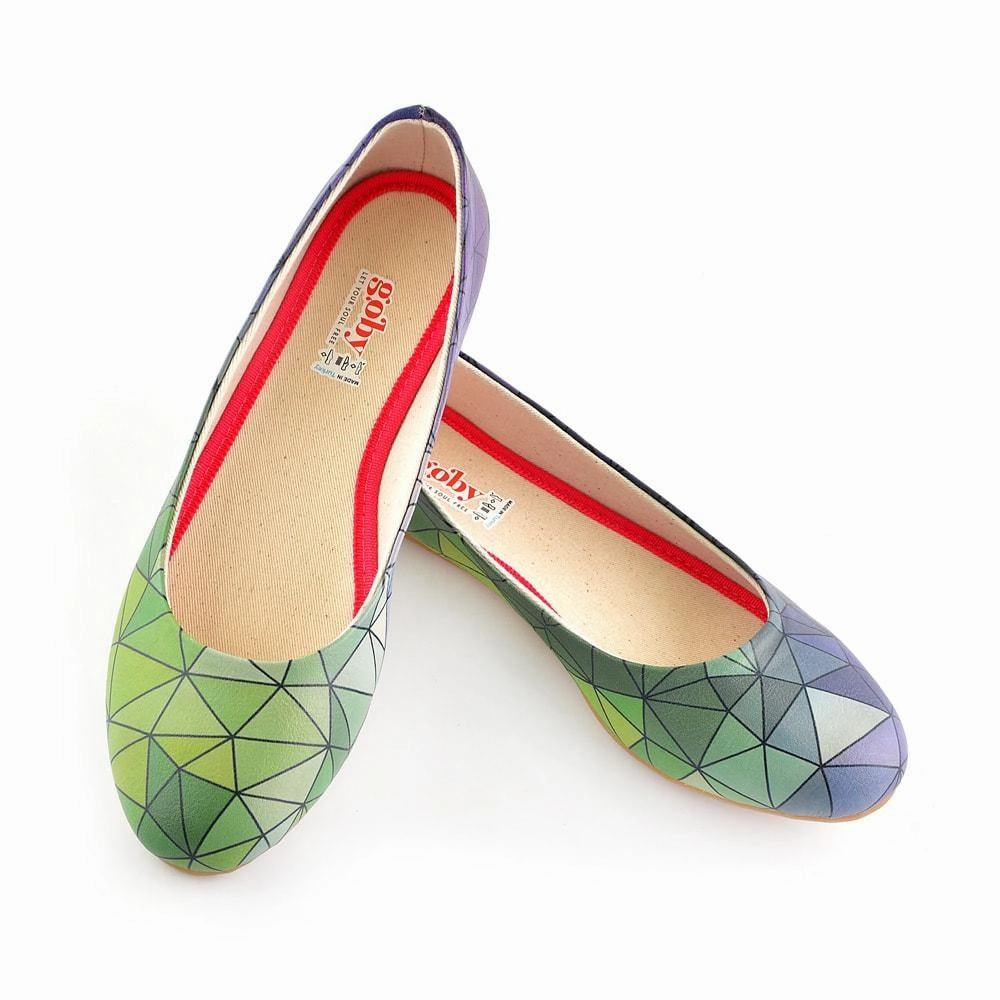 Cosmic Glow Game Ready Colored Prismas Ballerinas Shoes 1094