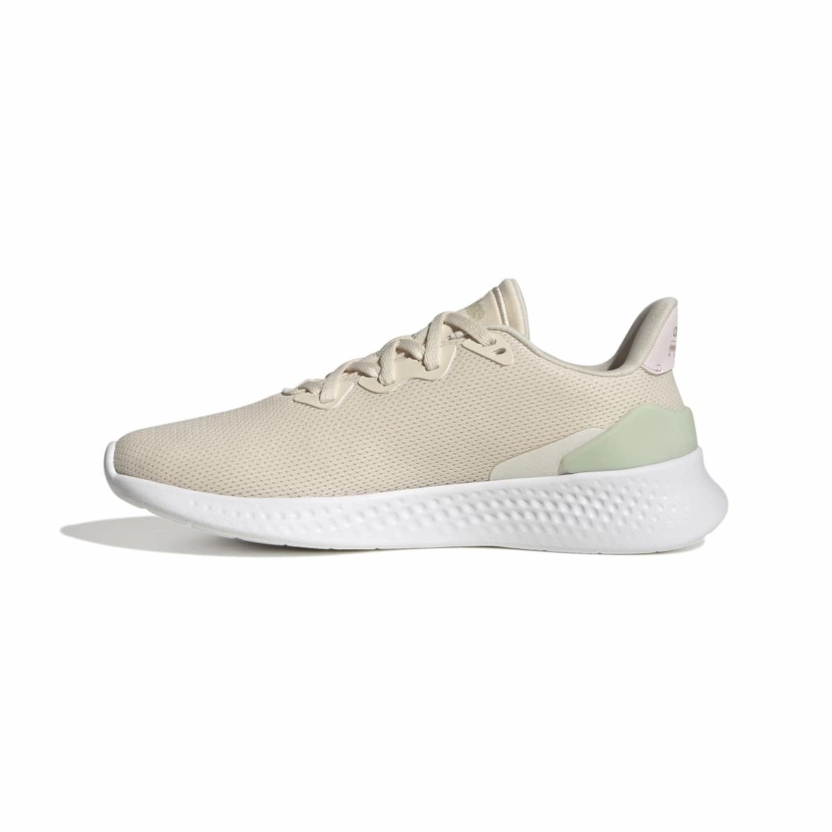 ADIDAS GZ6773 PUREMOTION SE WMN'S (Medium) White/Beige/Green Textile Running Shoes recreational running