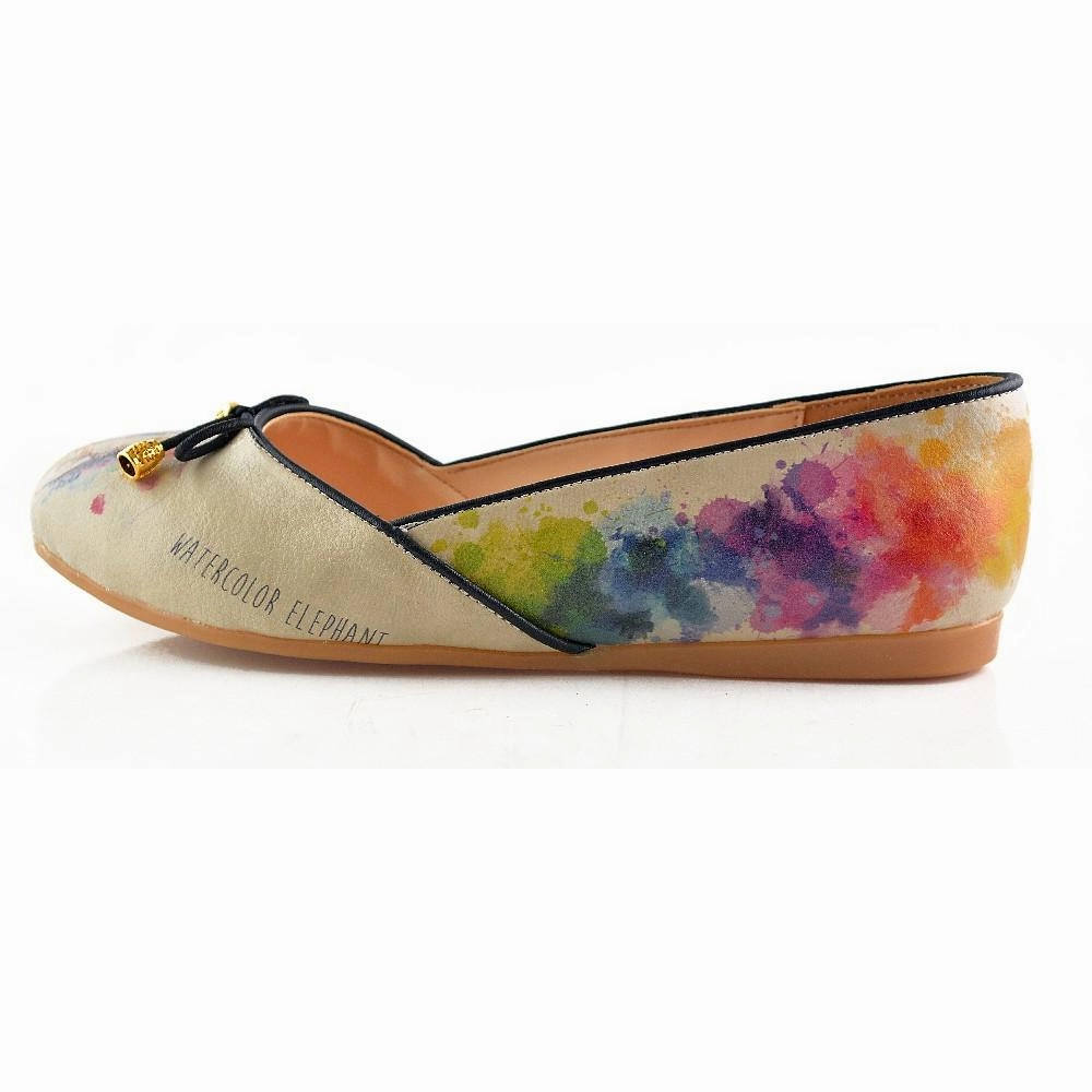 Rock Path Agile Path Flamboyant Elephant Ballerinas Shoes OMR7109