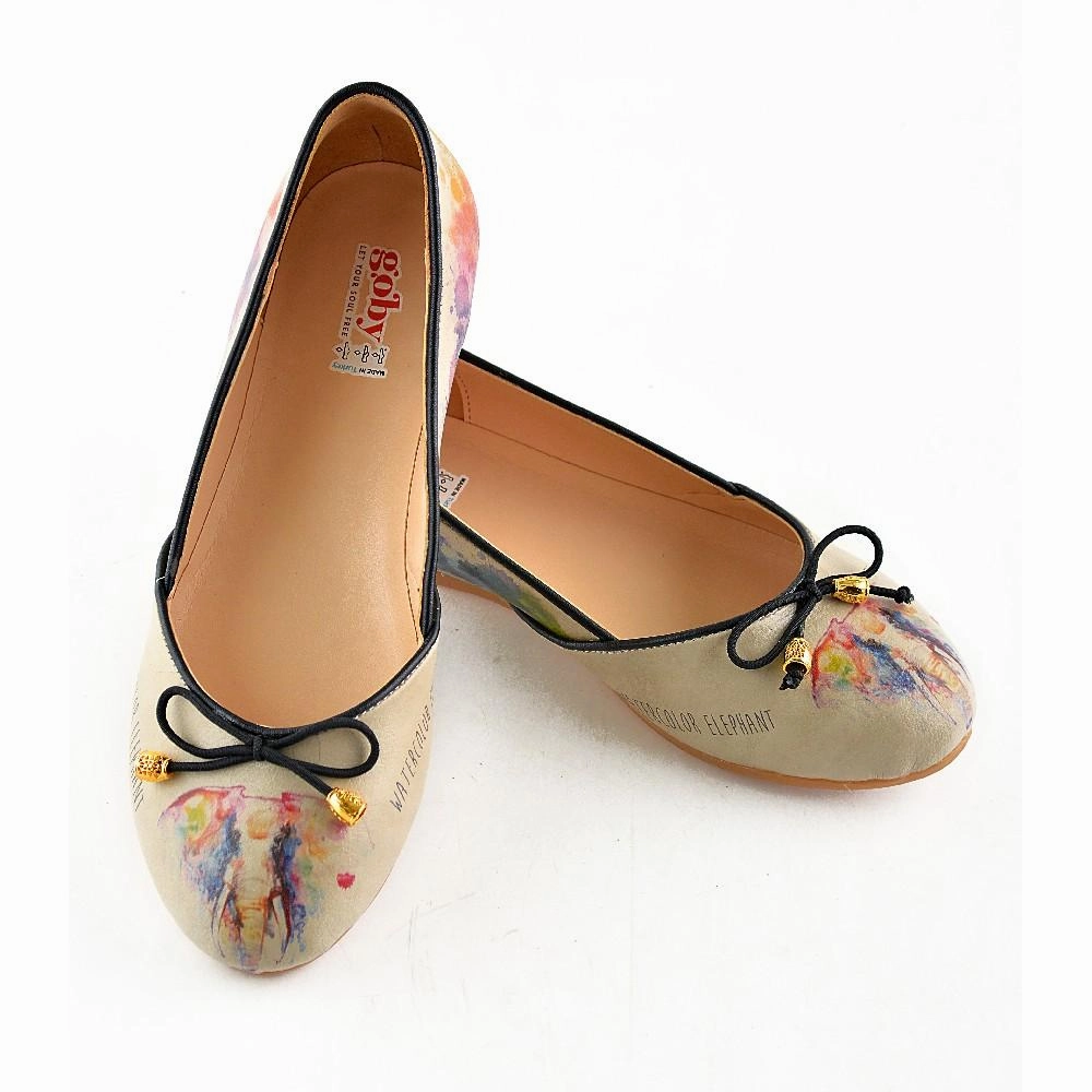 Mom Fit Any Path Flamboyant Elephant Ballerinas Shoes OMR7109