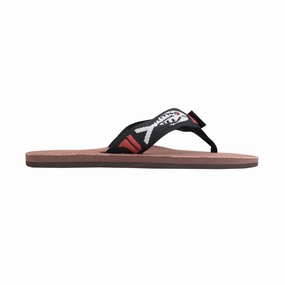 Versatile Premium Material RAINBOW 301AHPFSM/BRSV HEMP FISH PATTERN STRAP MN'S (Medium) Brown Silver Nylon Strap Sandals