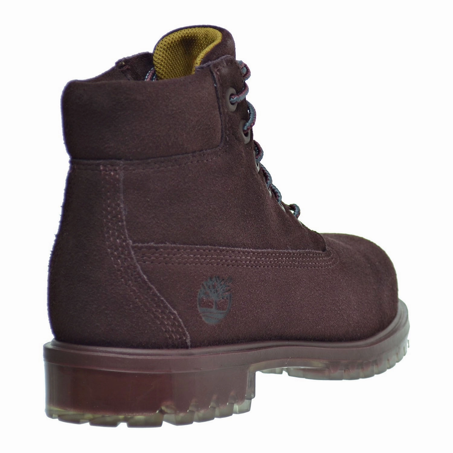 Men Hiking Boots Timberland 6 Inch TPU Outsole Waterproof Suede Premium Little Kids Boots Red