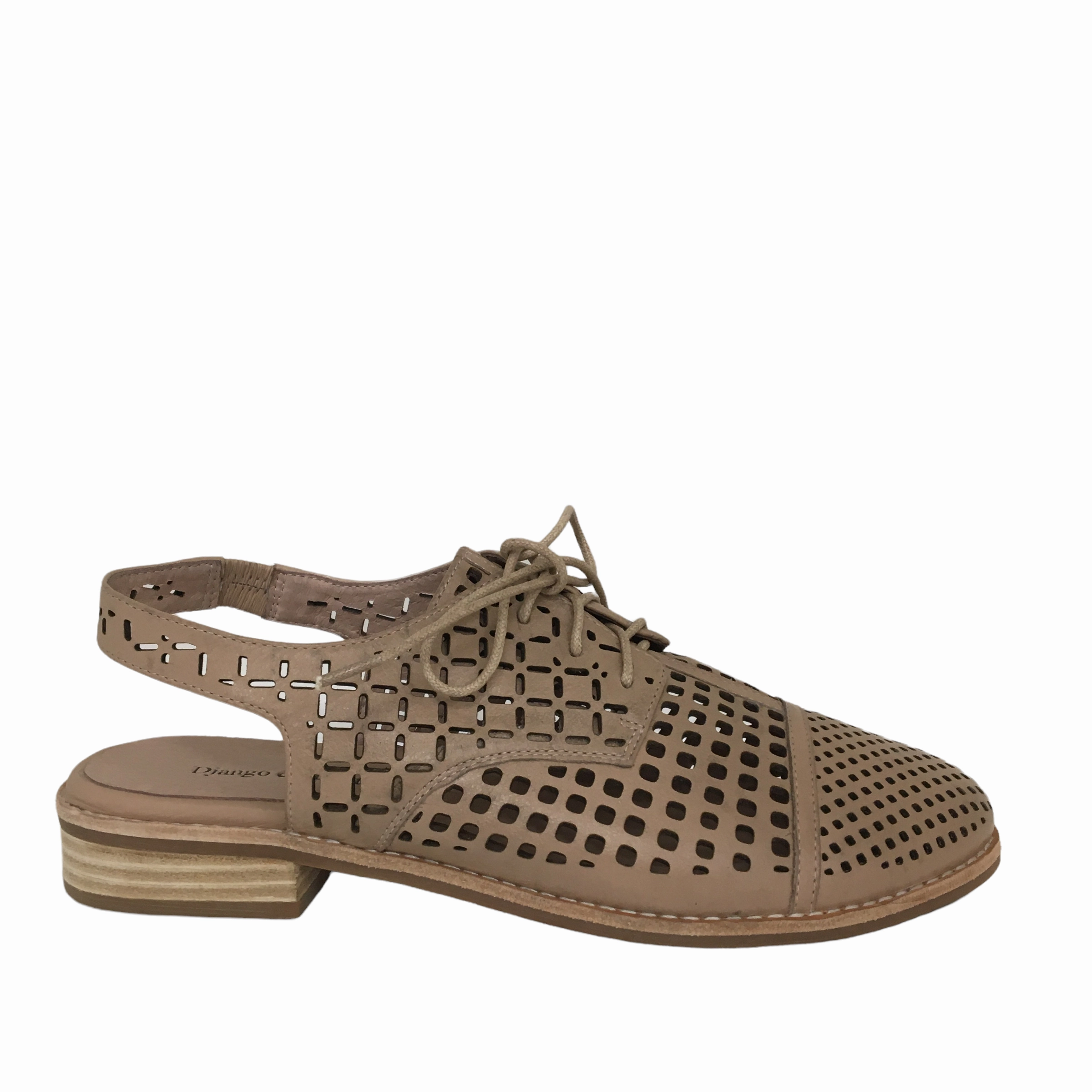 Django & Juliette Addy Latte Leather Cool Step Summit Run