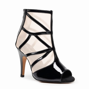 Seven - Black Vegan Patent  - Street Sole Soft Edge