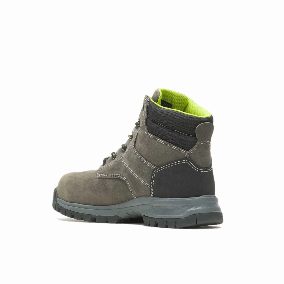 Wind Path WOLVERINE W221033-W PIPER 6'' CT WP WMN'S (Wide) Charcoal Grey Leather Work Boots