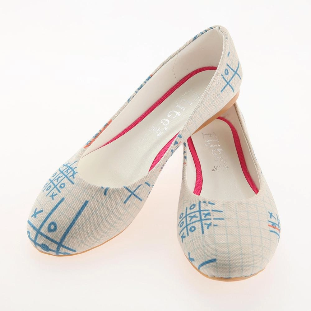 Sudoku Ballerinas Shoes 1117 Quality Soft Tone