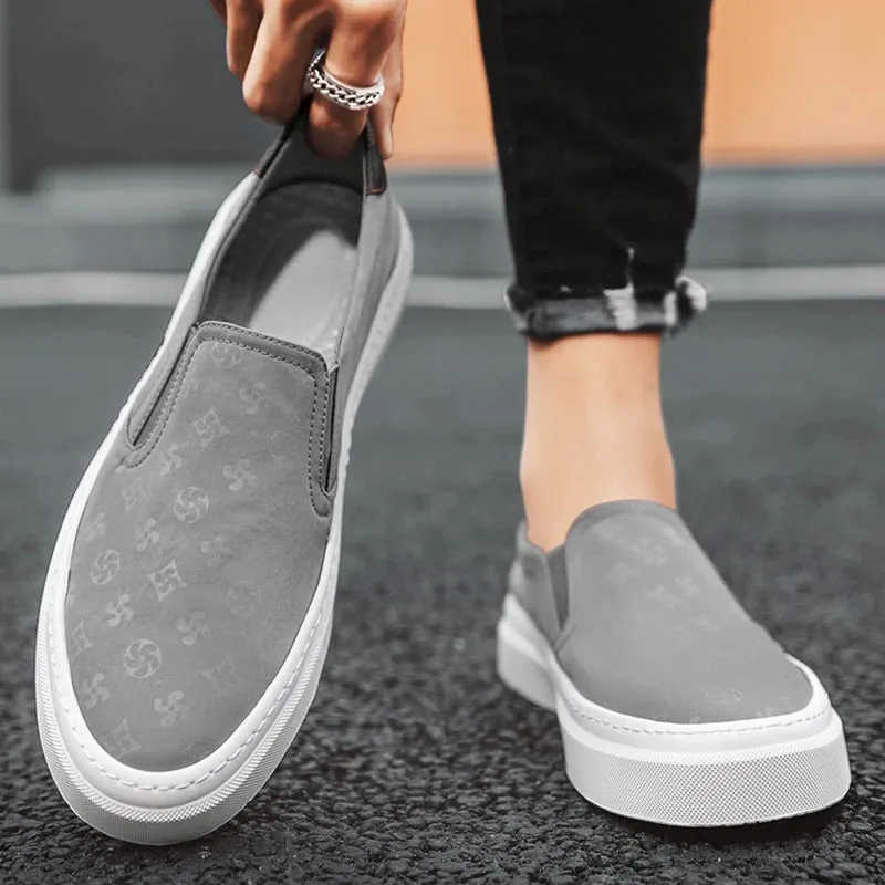 Penguin Tennis Shoes Summer Men Casual Shoes Print Soft Breathable Tennis Sneakers Slip-On Casual Walking Simple Outdoor Sports Shoes For Male 39-44