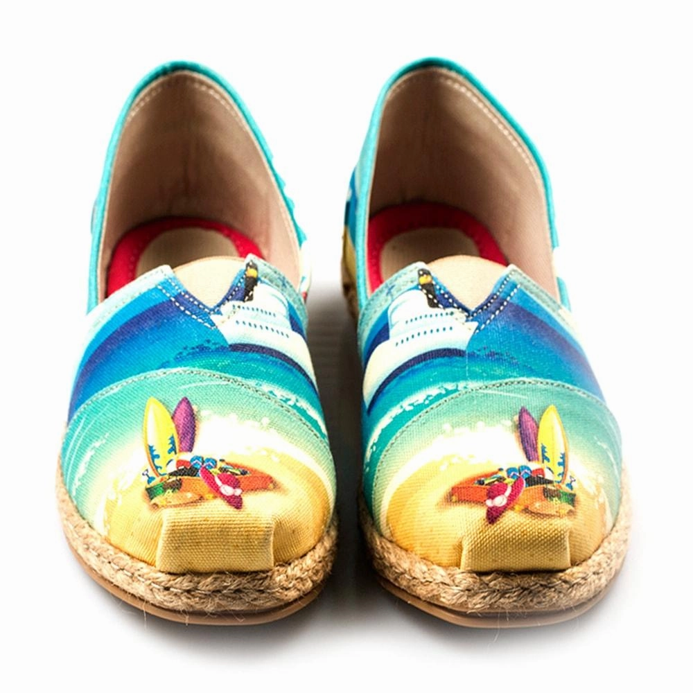 City Bright Peace Mood Summer Ballerinas Shoes TMH2204