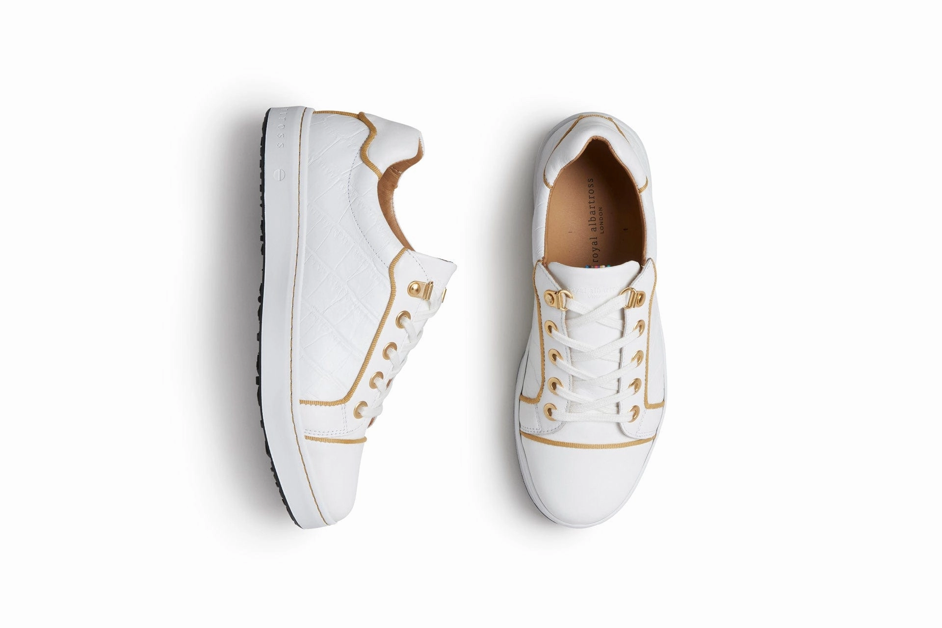 easy to remove indoor shoes Buckingham | White/Gold