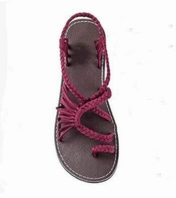 Flat Feet Overpronation Shoes Puimentiua Women Sandals Fashion Summer Women Shoes Bohemia Gladiator Beach Flat Casual Sandals Leisure Female Ladies Sandals