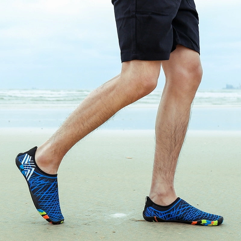 Men Women Aqua Shoes Quick-Dry Water Shoes Wading Sneaker Non-Slip Summer Beach Swimming Shoes Asics Nimbus 19 Running Shoes