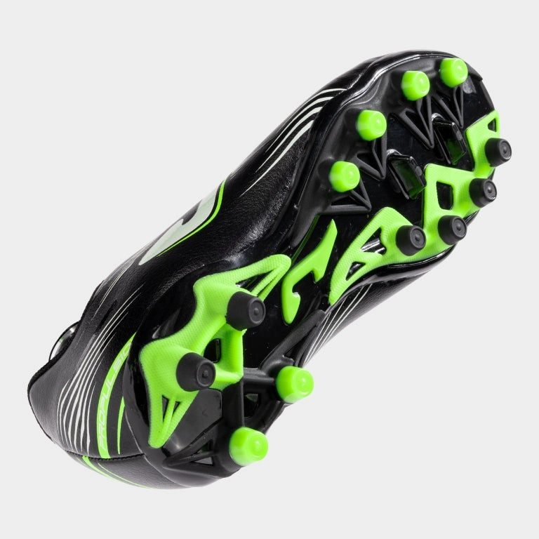 Joma Propulsion Jr Kids/Youth Soccer Cleats (FG) - Black Flash Crimson Soccer Cleats