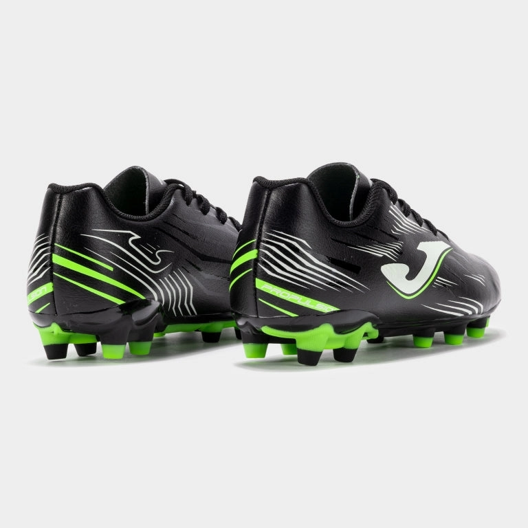 Joma Propulsion Jr Kids/Youth Soccer Cleats (FG) - Black Soccer Elite Cleats