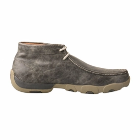 'Twisted X' Men's Chukka Driving Moc - Grey Black / Blue Hawaii Cowgirl Boots Near Me Cheap