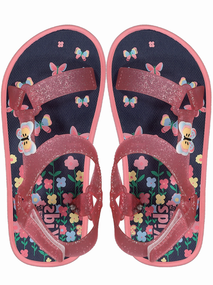 Leather Platform Sandals Pink Trekker Sandals