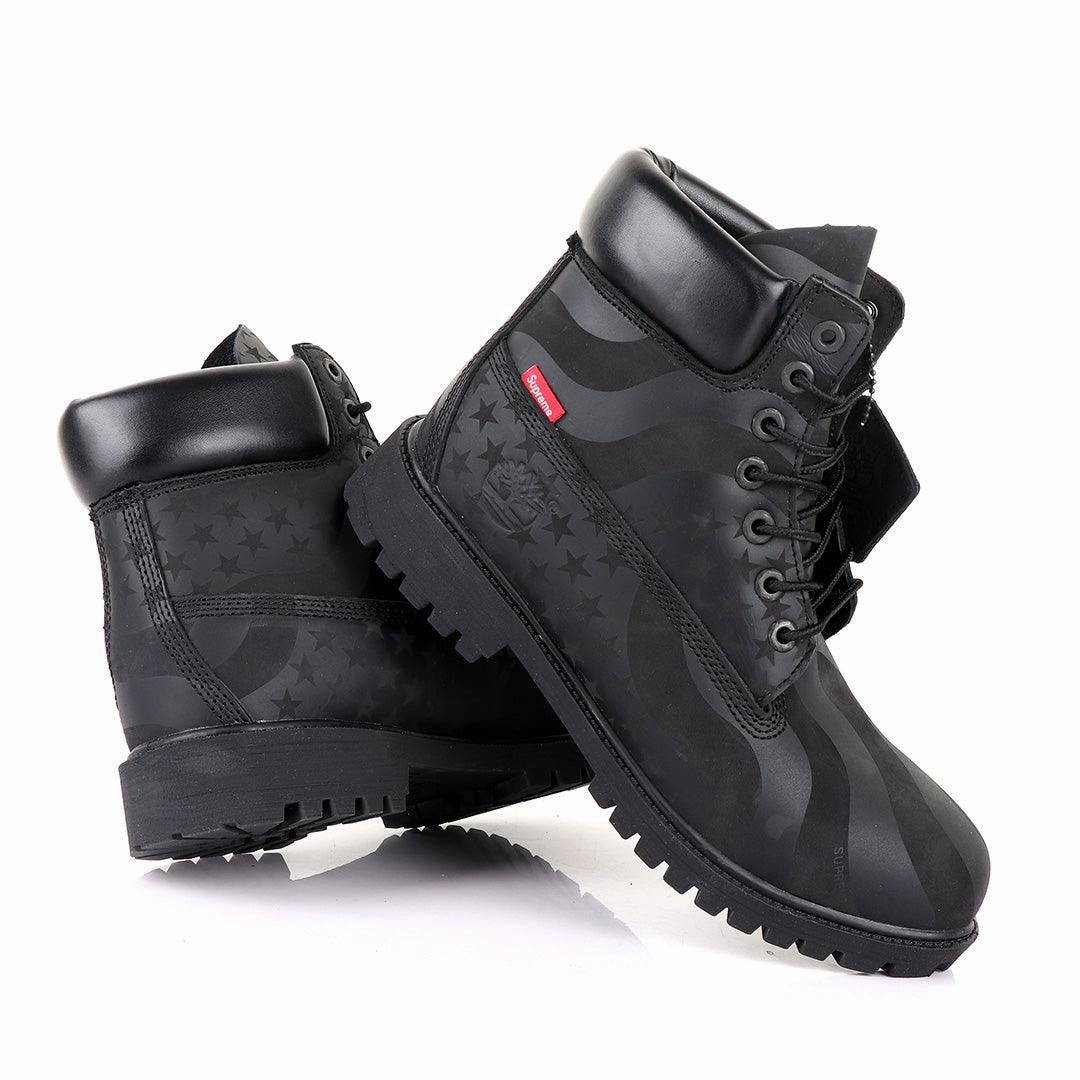 Supreme Timberland Limited Edition Usa Black Hightop boots Stan Smith Shoes Adidas