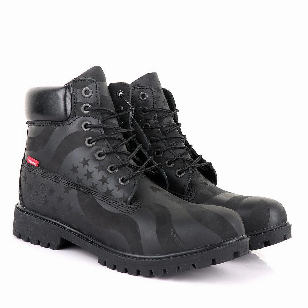 Adidas Supernova Rise Wide Shoes Supreme Timberland Limited Edition Usa Black Hightop boots