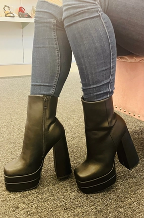 Lau Chunky Heel Boots Adidas Cloudfoam Pure 2.0 Running Shoe