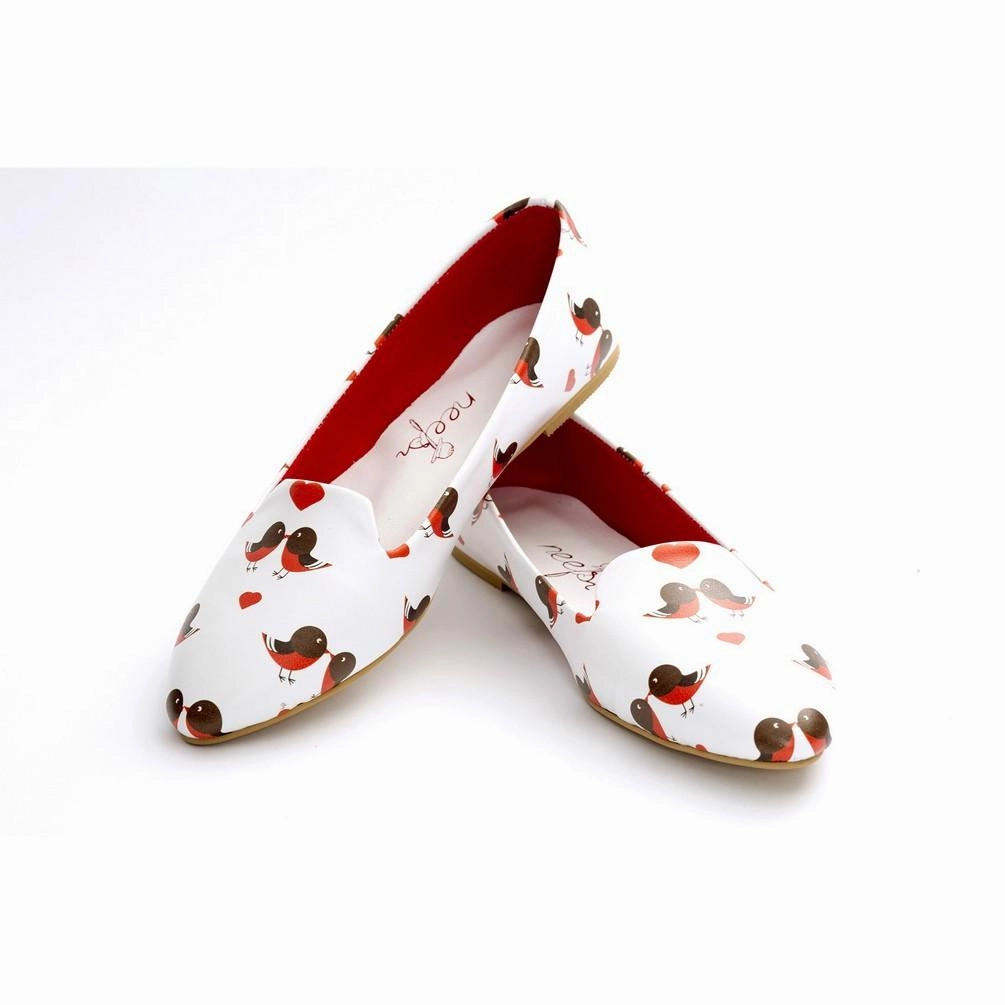 Modern Cushioned heel Sweet Bird Couple Ballerinas Shoes NBL221
