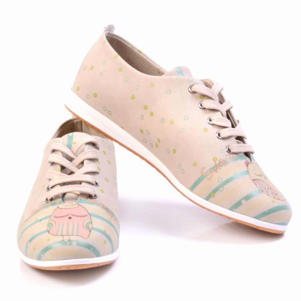 Korean Trend Comfort Outsole Sweet Owls Ballerinas Shoes SLV185