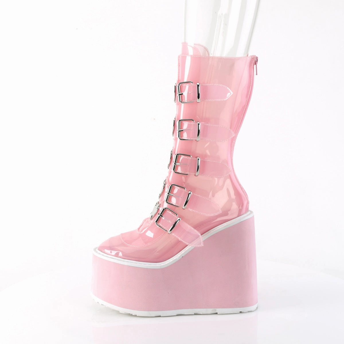 SWING-230C DemoniaCult Baby Pink Sexy Women's Mid-Calf & Knee High Boots (Alternative Footwear) Adidas Free Hiker Primeblue Hiking Shoes